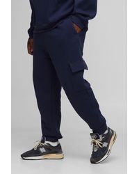 BoohooMAN - Plus Basic Skinny Fit Cargo Jogger - Lyst
