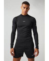 BoohooMAN - Active Compression Training Top - Lyst