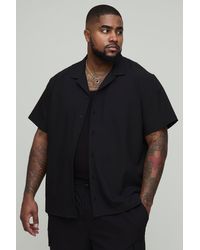 Technic - Plus Regular Al Stretch Revere Shirt - Lyst