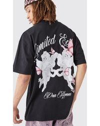 BoohooMAN - Oversized Limited Edition Cupid T-shirt - Lyst