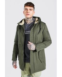 levi's down 3 in 1 borg lined parka