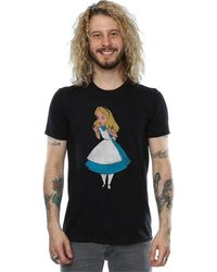 BoohooMAN - Disney Alice In Wonderland Surprised Alice T-shirt - Lyst