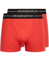 BoohooMAN - Crosshatch Hexter Boxers 2pk - Lyst