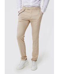 BoohooMAN Synthetic Skinny Plain Cargo 