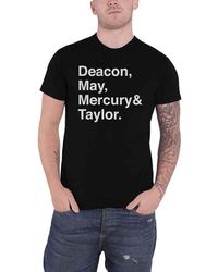 BoohooMAN - Queen Helvetica Band T-shirt - Lyst