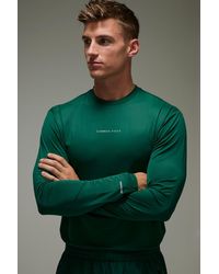 Boohoo - Common Pace Running Regular Fit Long Sleeve T-Shirt - Lyst
