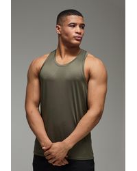 BoohooMAN - Man Active Regular Lightweight Essentials Gym Vest - Lyst