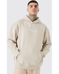 BoohooMAN - Tall Oversized Basic Limited Hoodie - Lyst