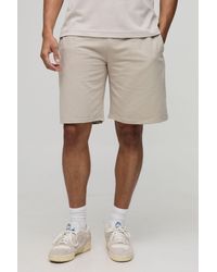 BoohooMAN - Lightweight Basic Oversized Mid Length Short - Lyst