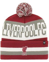 BoohooMAN - Liverpool Fc 47 Pom Pom Beanie - Lyst