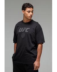 BoohooMAN - Man Active Oversize T-Shirt mit lizenziertem Ufc Print - Lyst