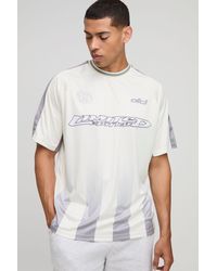 BoohooMAN - Oversized Ombre Raglan Sports Top - Lyst