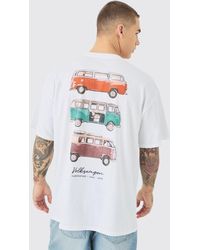 BoohooMAN - Oversized Boxy Volkswagon License T-shirt - Lyst