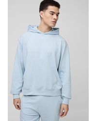 BoohooMAN - Lightweight Basic Oversized Boxy Hoodie - Lyst