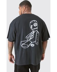 BoohooMAN - Plus Korn License Front & Back Print T-shirt - Lyst