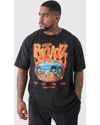Boohoo - Plus Bratz Flame Print License T-shirt In Black - Lyst