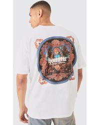 BoohooMAN - Oversized Renaissance Graphic T-shirt - Lyst