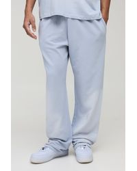 BoohooMAN - Relaxed Fit Washed Rhinestone Sweatpants - Lyst