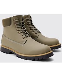 BoohooMAN - Worker Boots - Lyst