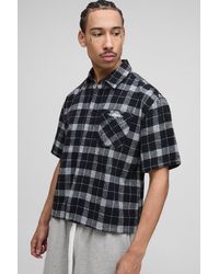 BoohooMAN - Kastiges Oversize Man Hemd - Lyst