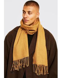 BoohooMAN Recycled Plain Woven Scarf - Multicolour