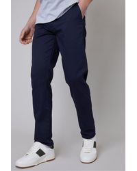 BoohooMAN - Threadbare 'laurito' Cotton Regular Fit Chino Trousers With Stretch - Lyst
