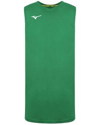 BoohooMAN - Mizuno Authentic Basketball V-neck Green Vest - Lyst