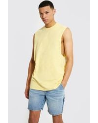 Yellow Sleeveless t-shirts for Men | Lyst