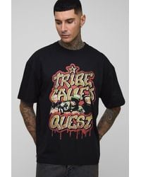 BoohooMAN - Tall Oversized A Tribe Called Quest License Print T-Shirt - Lyst