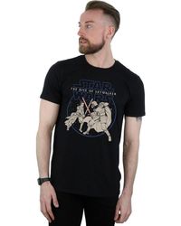 BoohooMAN - Star Wars Star Wars The Rise Of Skywalker Rey And Kylo Combat T-shirt - Lyst