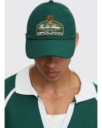 BoohooMAN - Embroidered Varsity Twill Cap - Lyst