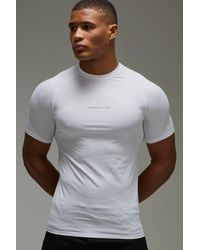 BoohooMAN - Common Pace Running Muscle Fit Mesh T-Shirt - Lyst