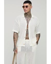 BoohooMAN - Tall Oversize Hemd & lockere Hose - Lyst