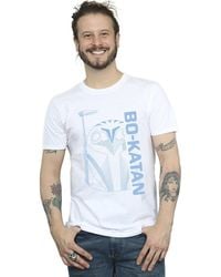 BoohooMAN - Star Wars The Mandalorian Bo Katan Helm T-shirt - Lyst