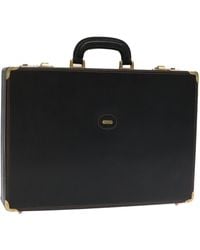BoohooMAN - Bally Preloved Leather Briefcase Classic Style Unisex - Black - Lyst