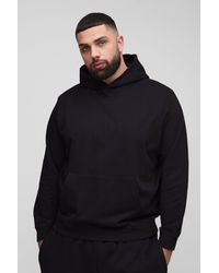 BoohooMAN - Plus 260Gsm Loopback Regular Fit Basic Hoodie - Lyst