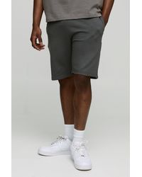 BoohooMAN - 260Gsm Loopback Basic Slim Fit Mid Length Shorts - Lyst