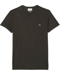 BoohooMAN - Lacoste Cotton Pima Crew Neck T-shirt Dark Green - Lyst