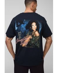 BoohooMAN - Oversized Jlo Vintage License Print T-Shirt - Lyst