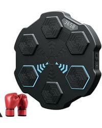 BoohooMAN - Obasyhig Black Digital Display Bluetooth Music Boxing Target With Gloves - Lyst