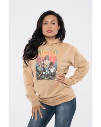 BoohooMAN - Nirvana Trapper Hat Mono Hoodie - Lyst