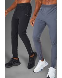 BoohooMAN - Man Active Gym 2 Pack Lightweight Jogger - Lyst