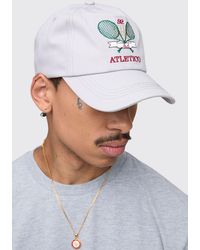 BoohooMAN - Tennis Athletic Embroidered Cap - Lyst