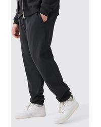 BoohooMAN - Plus Regular Fit Basic Sweatpants - Lyst