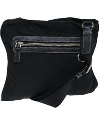 BoohooMAN - Prada Preloved Nylon Crossbody Bag Model Unisex - Black Shoulder Bags - Lyst
