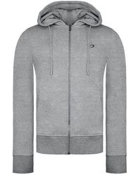 BoohooMAN - Boxraw Long Sleeve Zip Up Graphic Logo Grey Marciano Track Jacket - Lyst