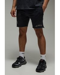 BoohooMAN - Man Active Washed One More Rep Regular Fit 5inch Shorts - Lyst