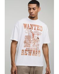 BoohooMAN - Oversized Pixar Toy Story Woody License Print T-Shirt - Lyst