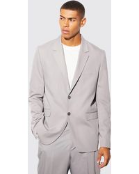 Boohoo - Relaxed Fit Single Breasted Suit Jacket - Lyst