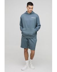 Boohoo - Sudadera Oversize Gruesa Con Capucha Y Cremallera 1/4 Edizione Limitata - Lyst